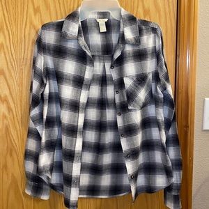 Black & white flannel